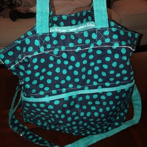 Polka dot tote bag